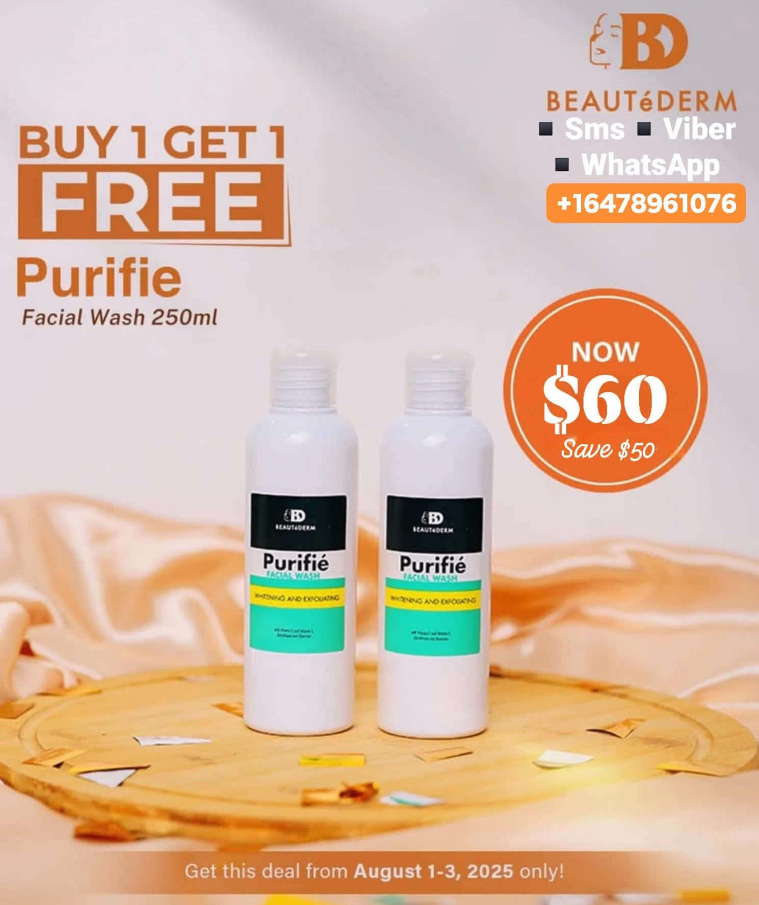 Image of Beautederm Purifie Facial Wash Refill 250ml