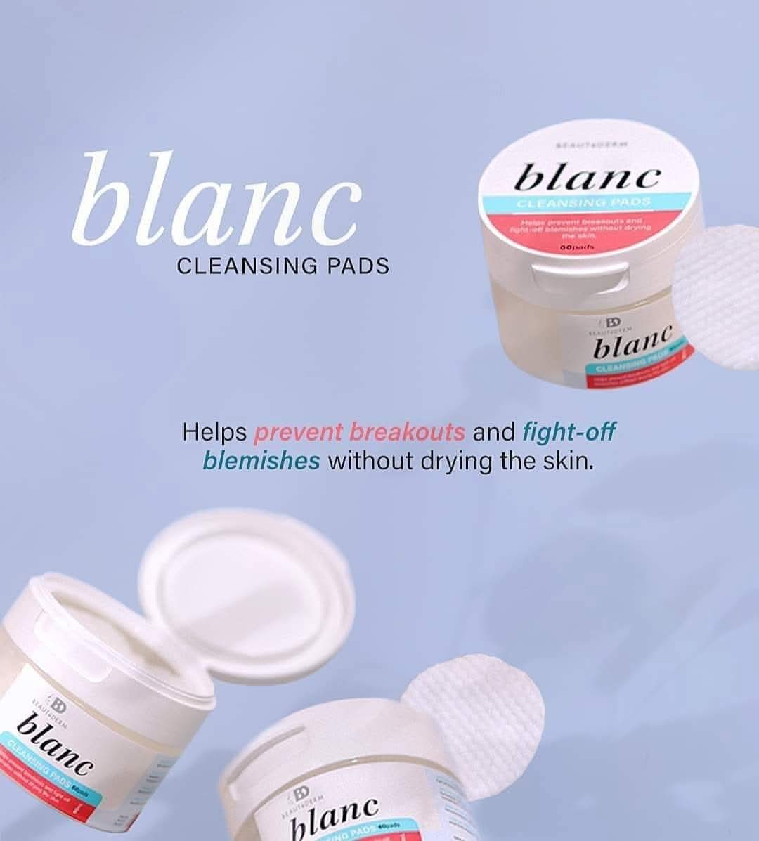 Beautederm Blanc Cleansing Pads (60pads)