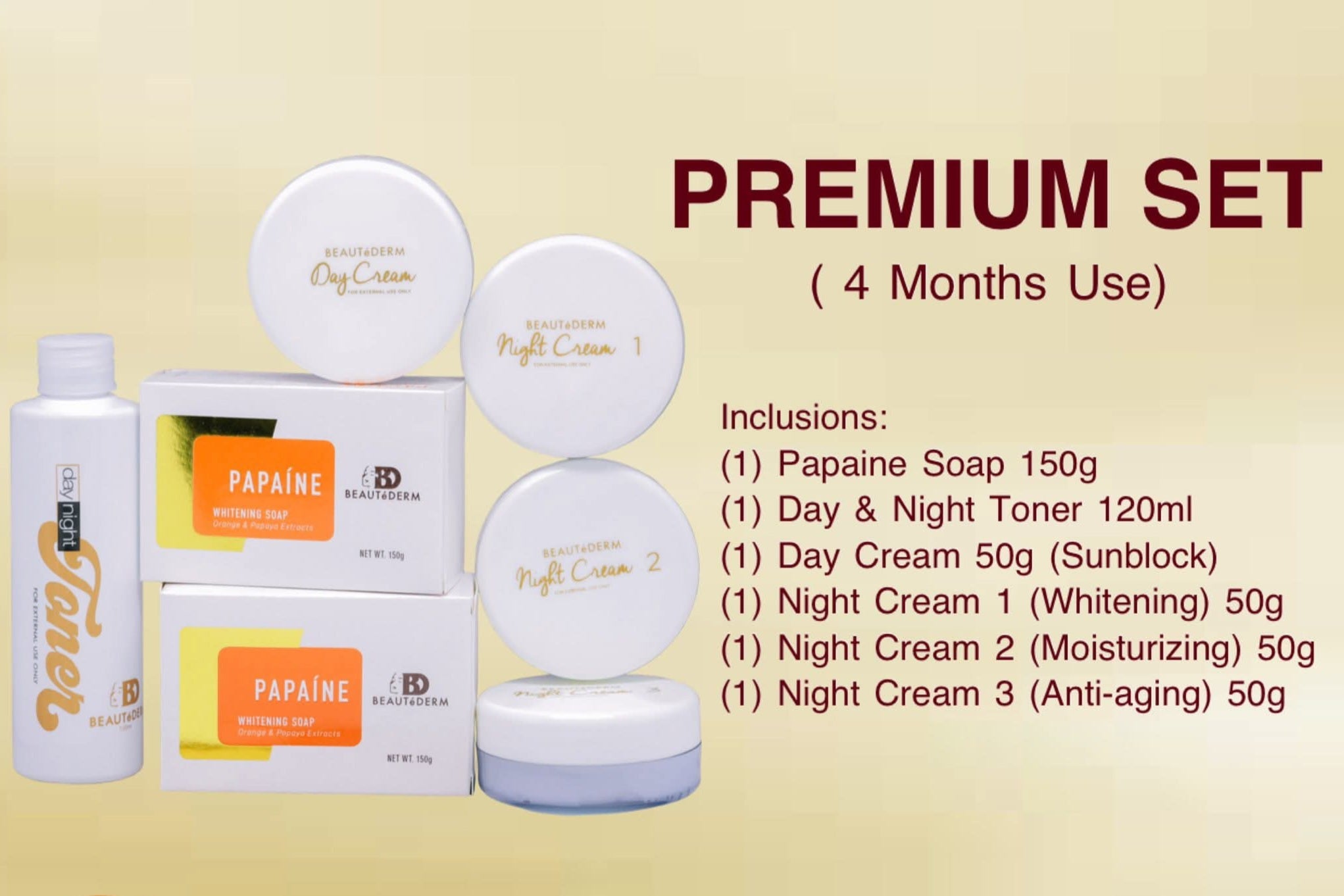 Beautederm Premium Set Freebies