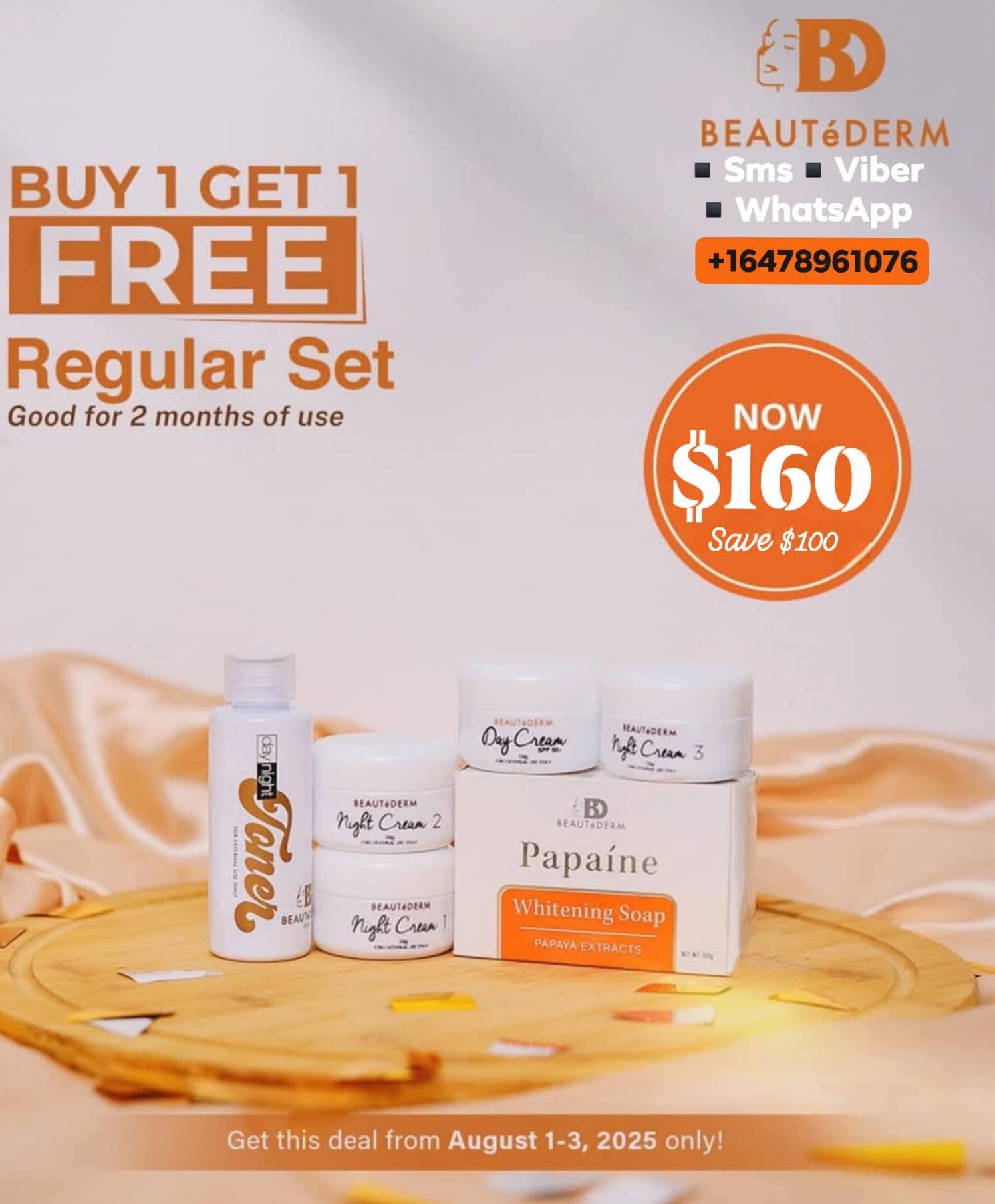 Beautederm 1+1 Regular Set